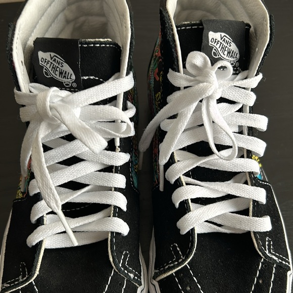 VANS SK8-HI BLACK UNDERWATER SHOES SIZE MENS 6.5, WOMENS 8 EXCELLENT CONDITION - Picture 8 of 12